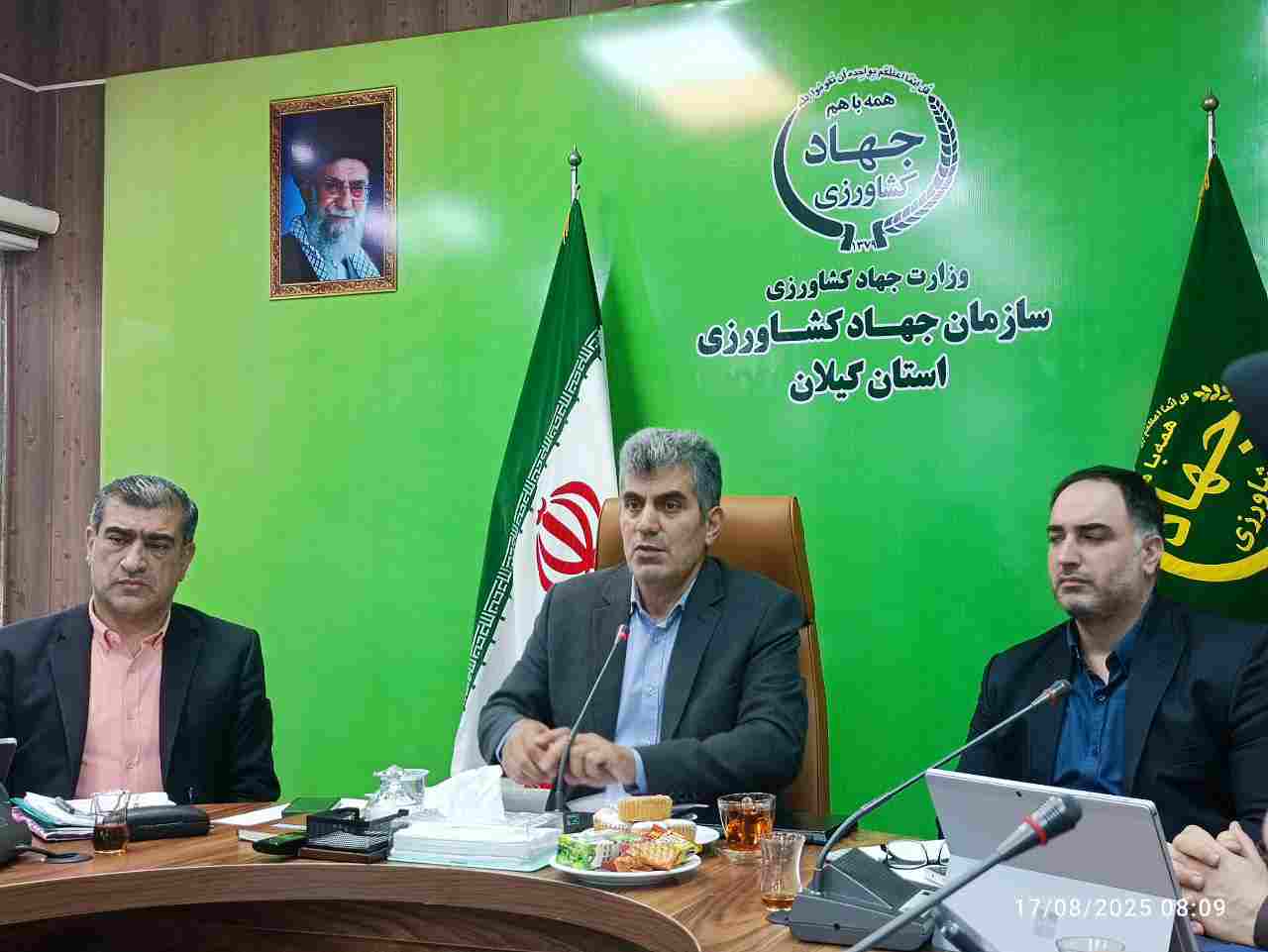 رئیس جهاد کشاورزی گیلان: امنیت غذایی اولویت ملی ؛ تولید برنج در استان پایدار و مکانیزه است
