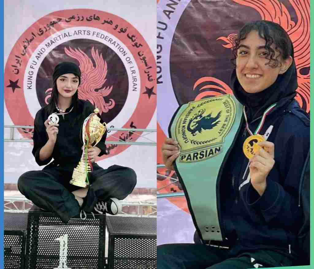 درخشش بانوان گیلانی در رقابت‌های ملی کونگ‌فو؛ طلای مبینا و نقره فاطمه در سبک پارسیان