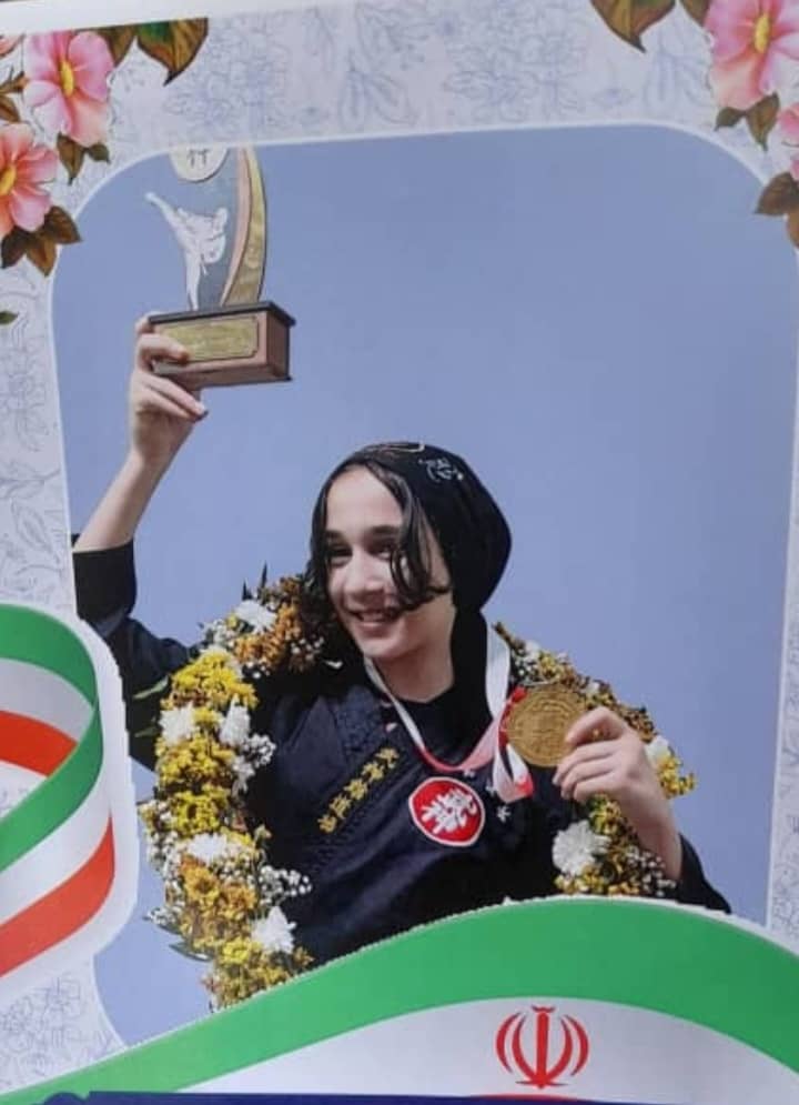 طلای ملی برای دختر شهر باران؛ درخشش مایا خردمند در مسابقات کشوری «نین‌جوتسو»