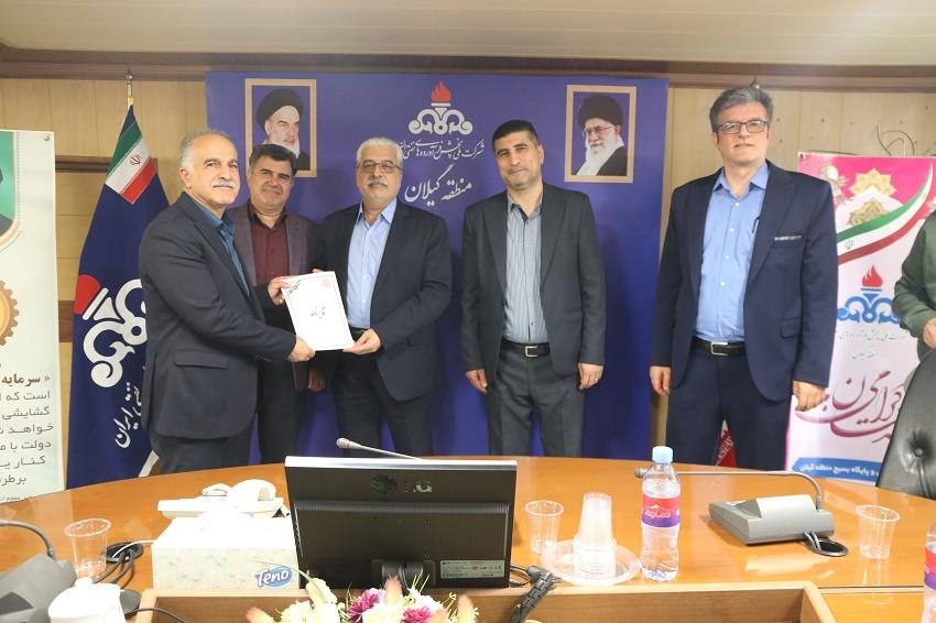 تجلیل از ایثارگران ایمنی و آتش‌نشانی در نفت گیلان؛ سالی بدون حادثه در سایه تلاش جمعی