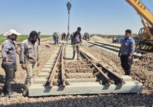 تکمیل عملیات سوزنبندی و افزایش طول خطوط ایستگاه سیاه‌چشمه در محور قزوین–زنجان