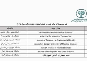 خبر خوب | دانشگاه علوم پزشکی گیلان در جمع ۷ دانشگاه برتر علوم پزشکی کشور