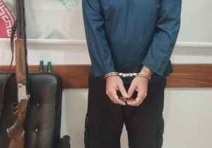 دستبند پليس بر دستان عامل تيراندازي در خمام