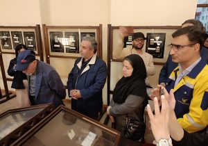 بازدید اصحاب رسانه از پست موزه مدرسه رشت