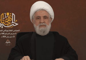 شیخ نعیم قاسم:اسرائیل تحت هیچ عنوانی نباید در خاک لبنان بماند