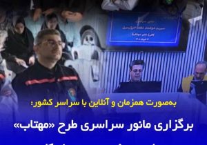 به‌صورت همزمان و آنلاین با سراسر کشور: برگزاری مانور سراسری طرح «مهتاب» در امور توزیع برق سیاهكل