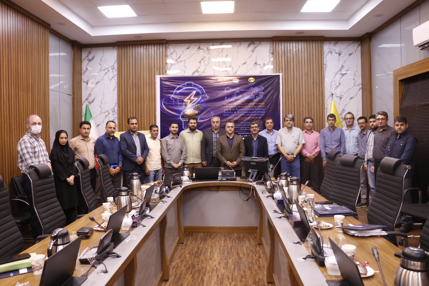 در روز ملی ایمنی، قهرمانان «بهام» برق گیلان سربلند شدند
