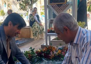 خمام تا کرمان؛برپایی سفره نذری شهدا در جوار سردار دلها